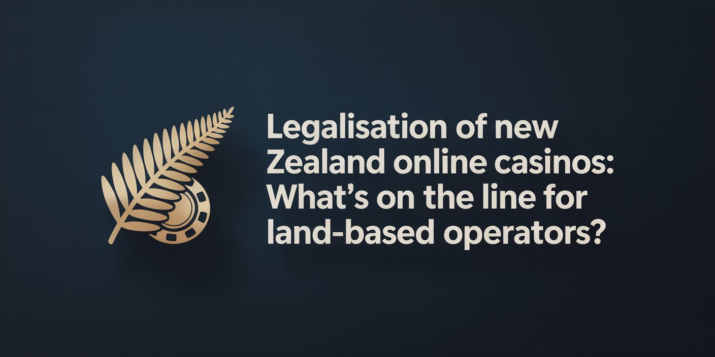 Legalisation of New Zealand Online Casinos: What's on the Line for Land-Based Operators?