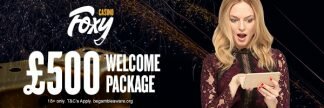 Foxy casino welcome package